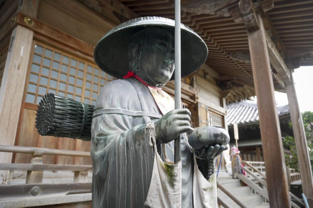 Anraku-ji Kukai statue