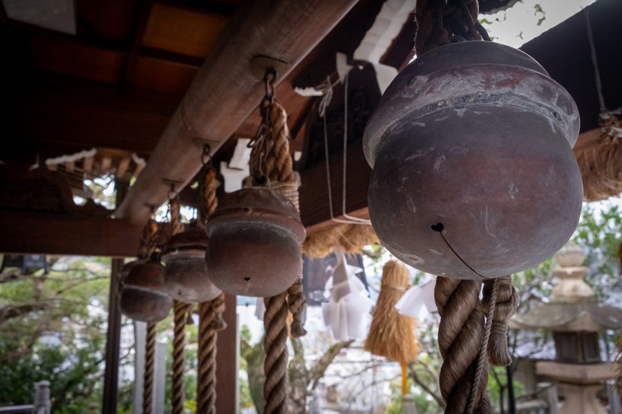 Yawatahama shrine bells