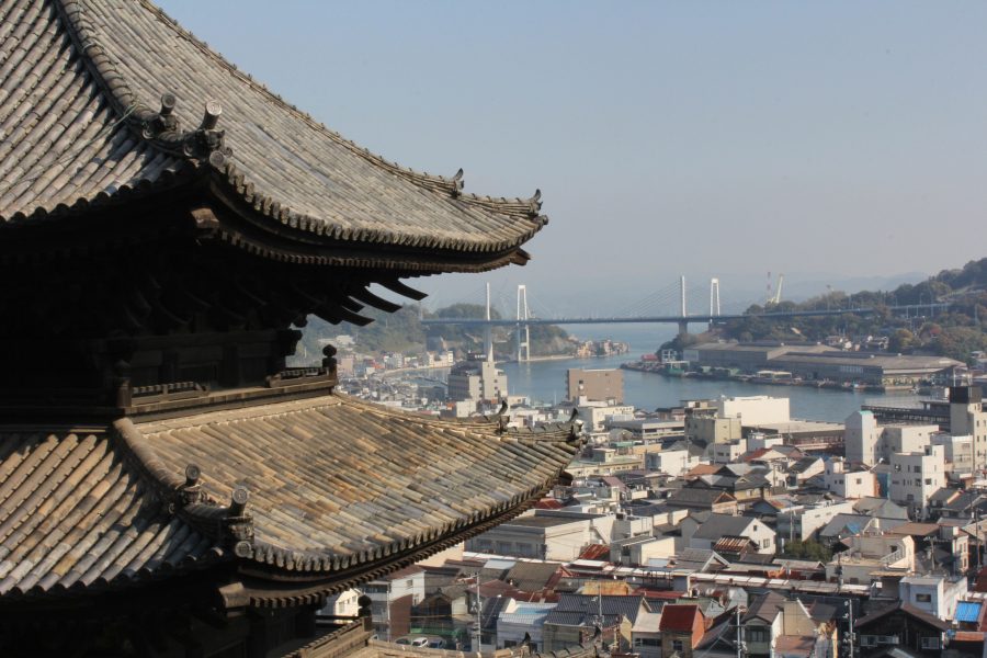 Onomichi pagoda view