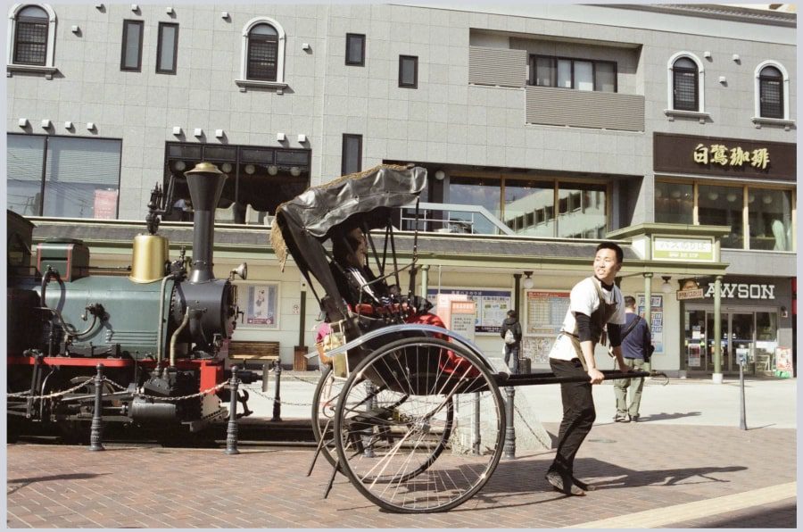 Impressions of Matsuyama rickshaw