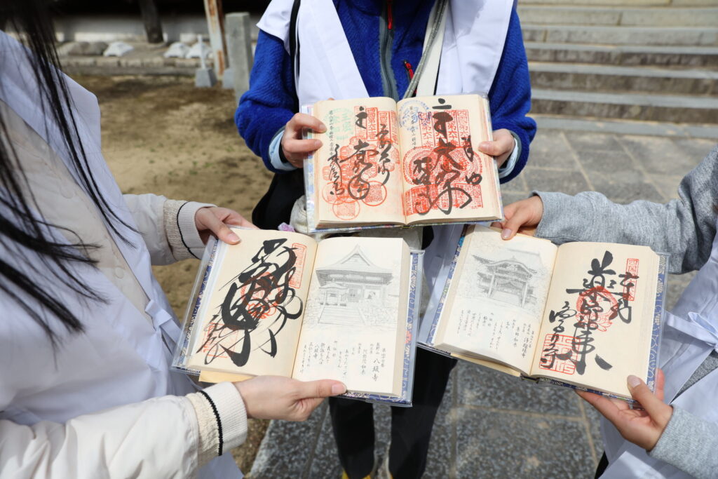Nokyo-cho, temple stamp books, just one of many possible mementos of your adventure travel in Japan and Shikoku