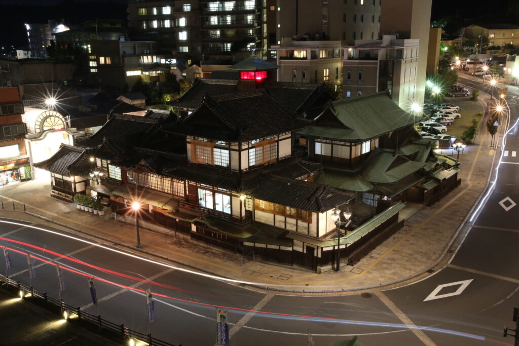 The Dogo Onsen Honkan, another beloved symbol of Ehime Prefecture in Matsuyama City. 