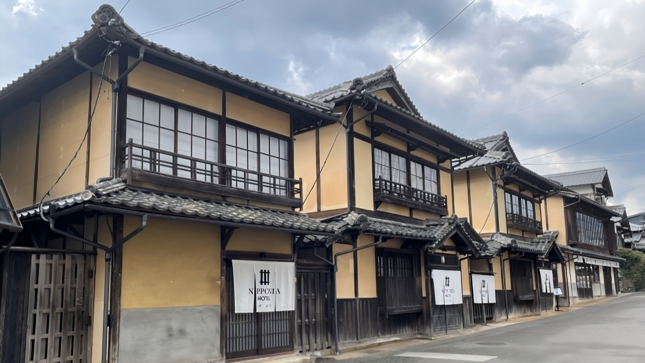 NIPPOVIA HOTEL Ozu Castle Town offers unique lodging in a beautifully preserved traditional Japanese building.