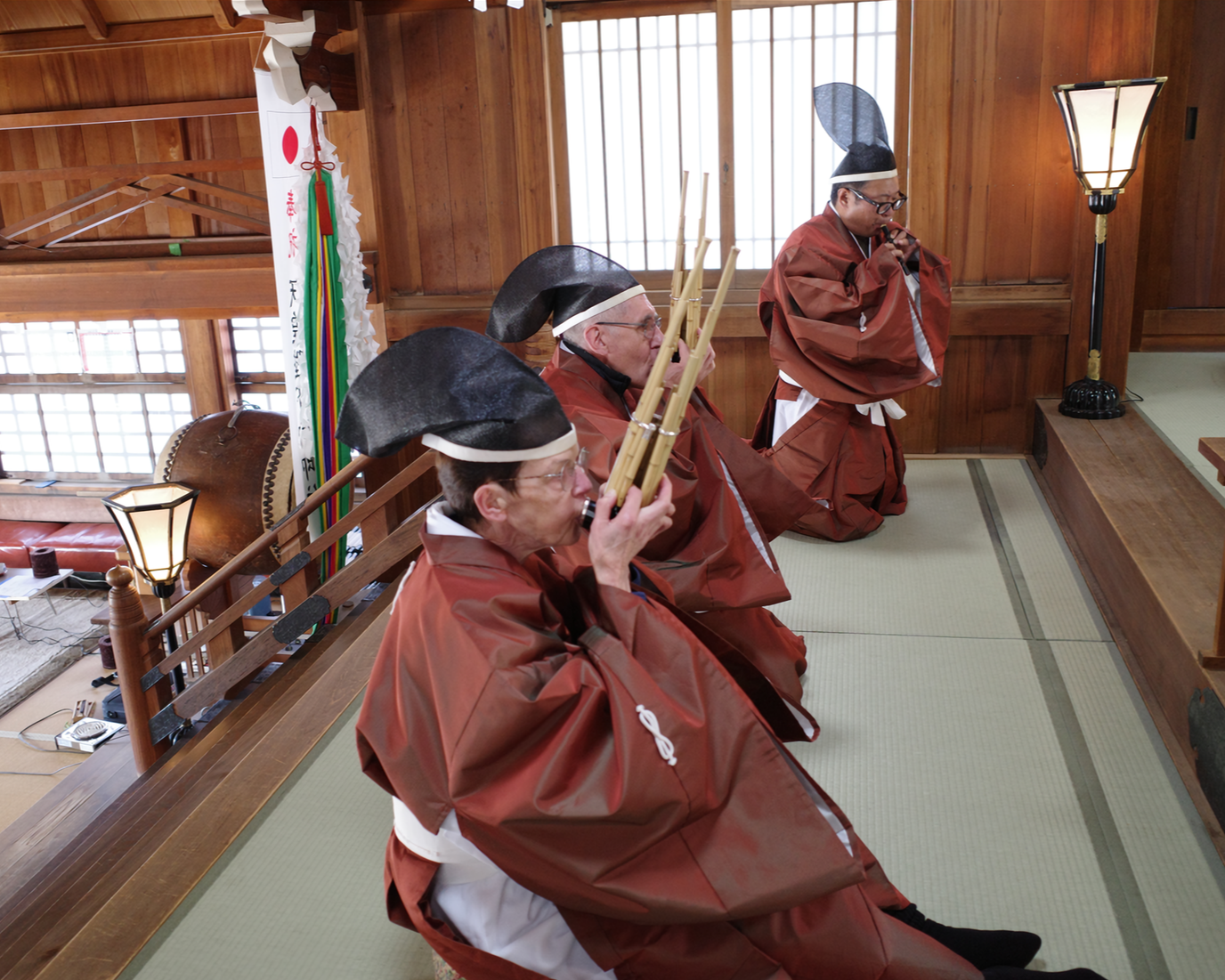 Gagaku experience in Yawatahama